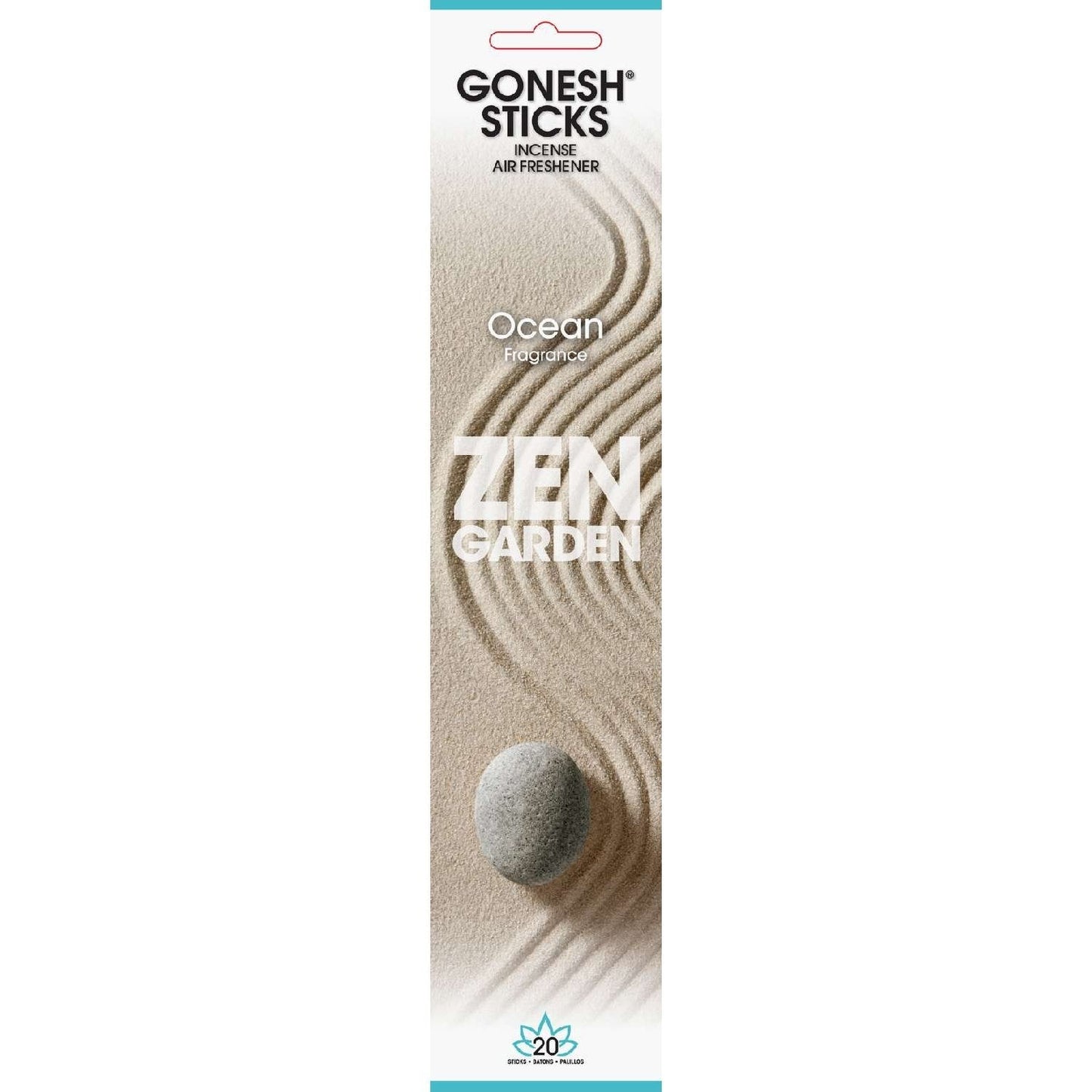 Gonesh Sticks Zen Garden Incense Ocean 20 Piece