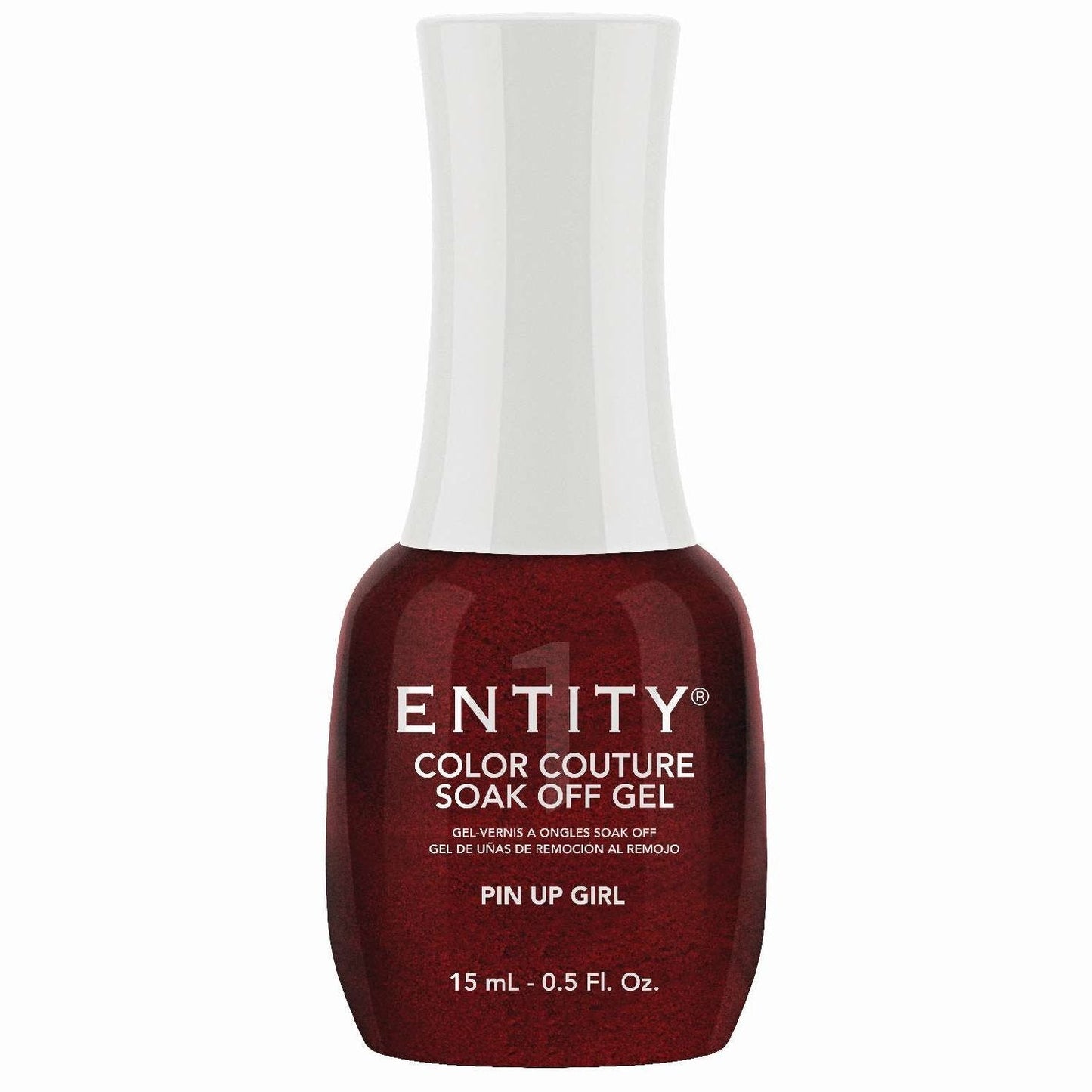 Entity Color Couture Soak Off Gel Pin Up Girl 0.5 Fl Oz