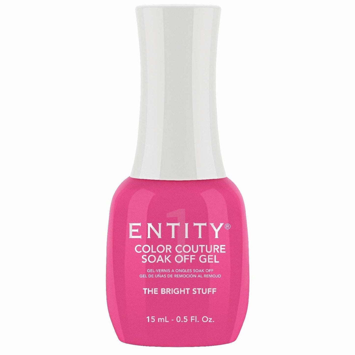 Entity Color Couture Soak Off Gel The Bright Stuff 0.5 Fl Oz