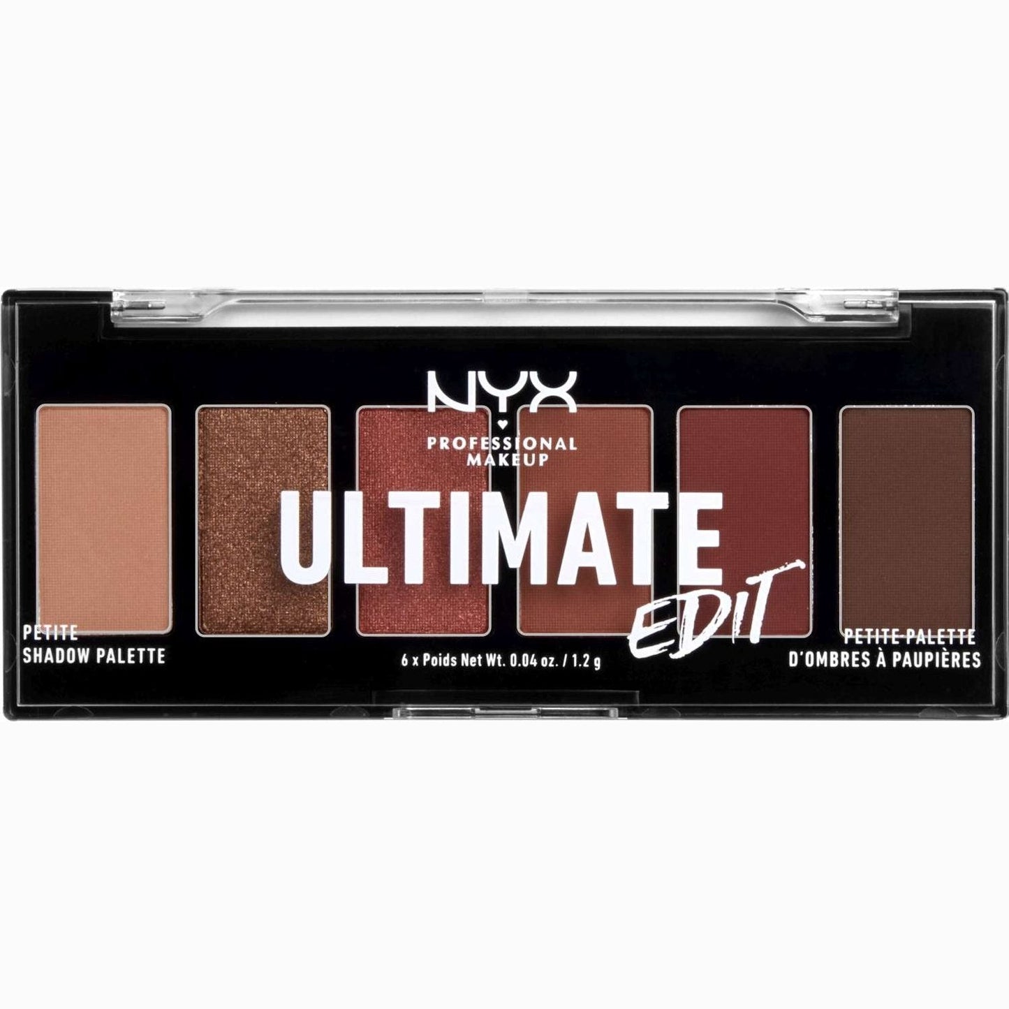 NYX Ultimate Edit Petite Shadow Palette Warm Neutrals 0.24 Oz