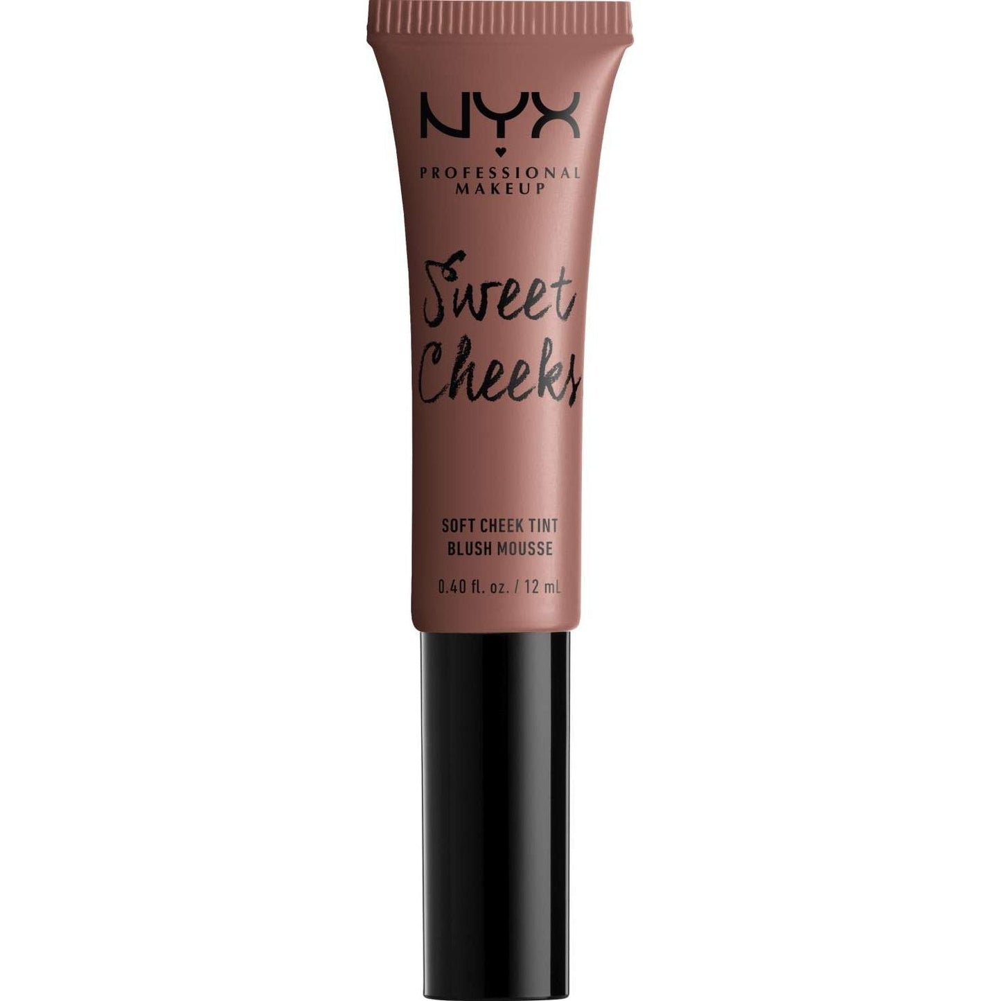 NYX Sweet Cheeks Soft Cheek Tint Blush Mousse 01 - Nudetude 0.40 Fl Oz