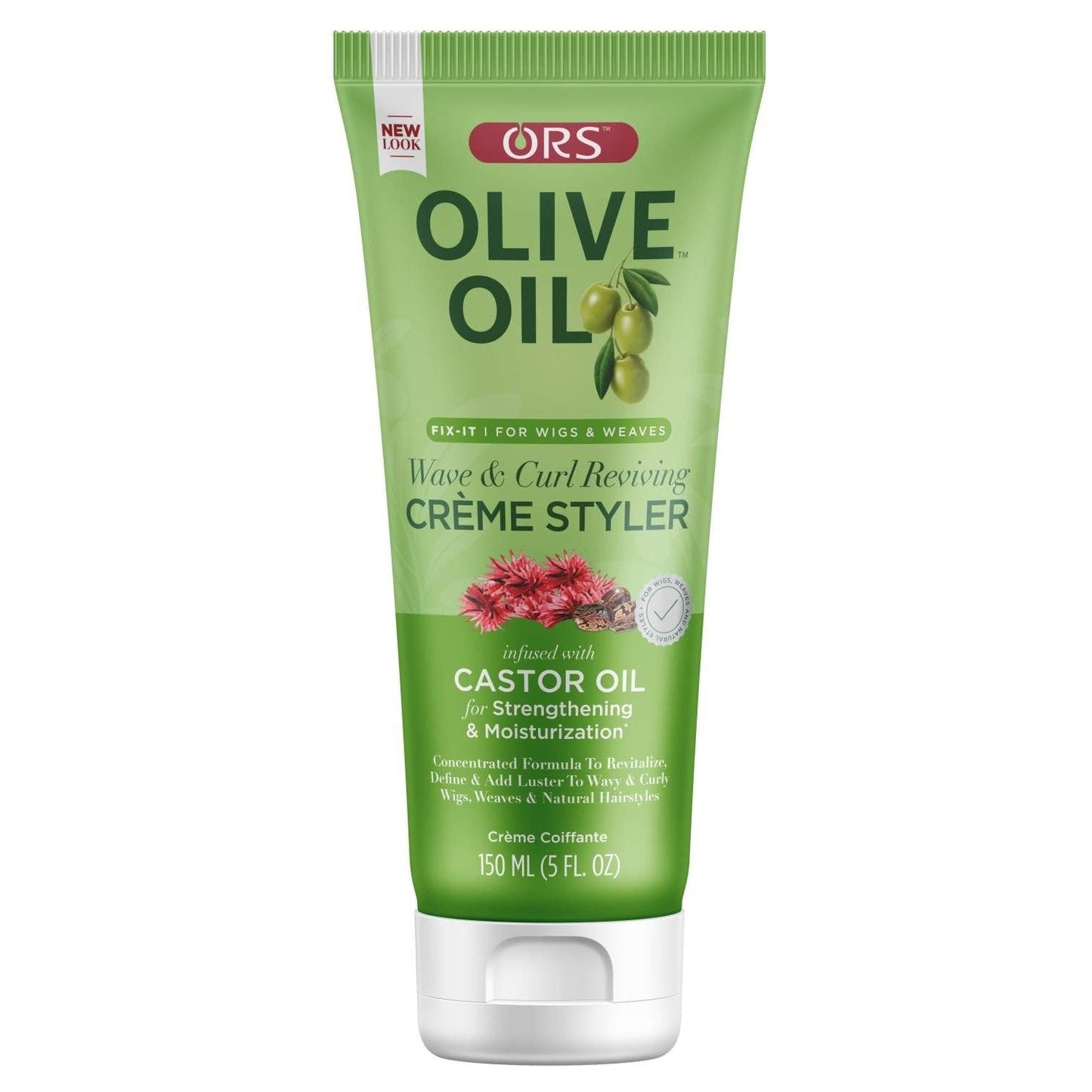 Ors Olive Oil Fix-It For Wigs Weaves Wave Curl Reviving Creme Styler 5 Oz