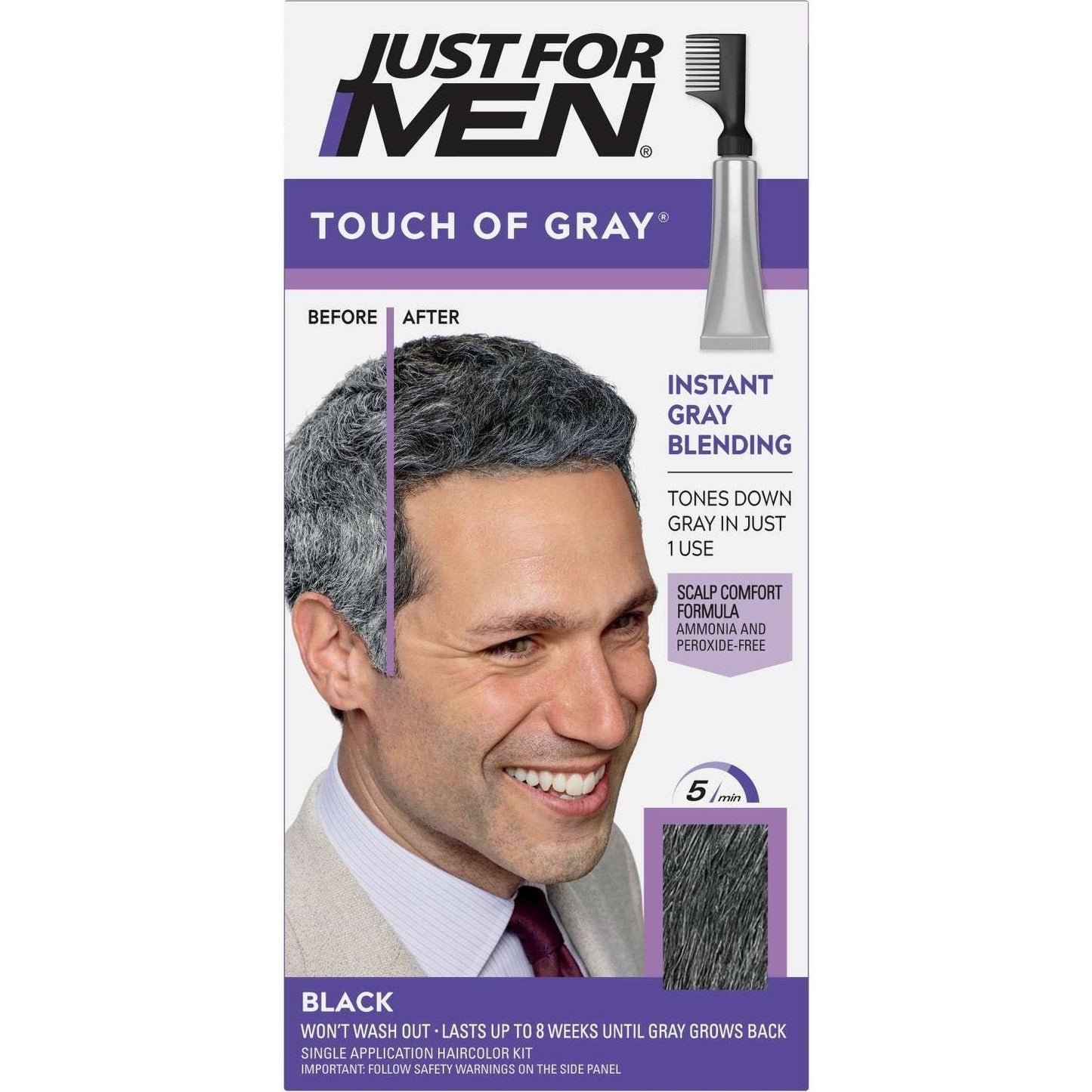Just For Men Touch Of Gray Black