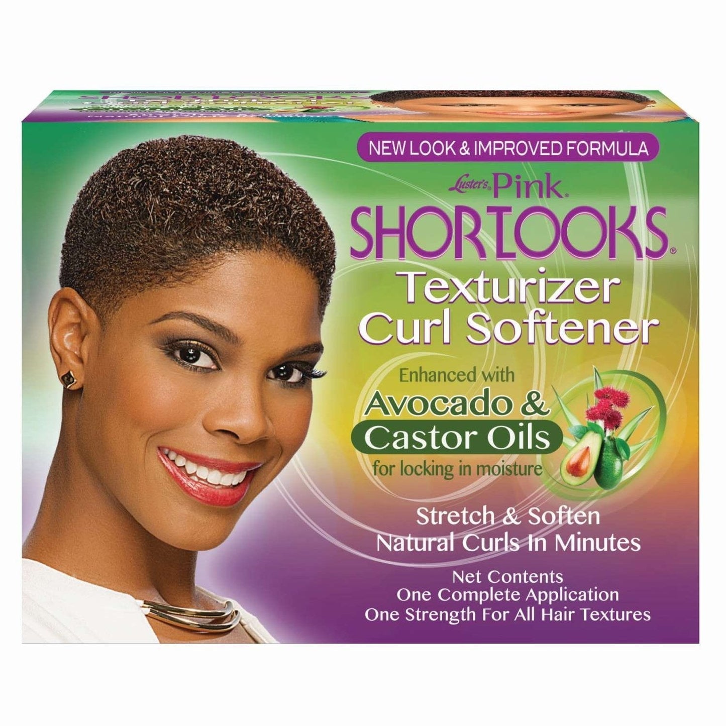 Pink Short Looks Texturizer Curl Softener