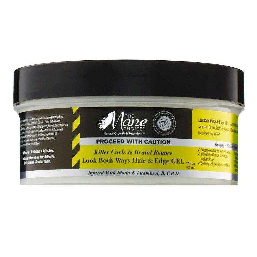 The Mane Choice Caution Killer Curls Look Both Ways Hair Edge Gel