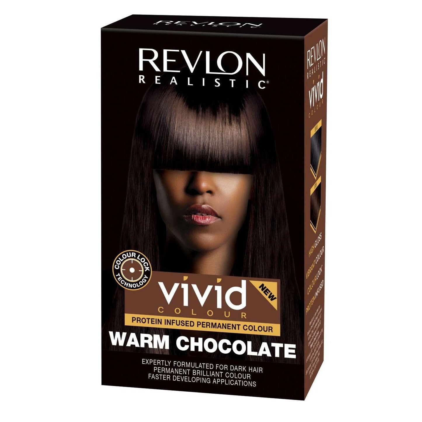 Revlon Realistic Vivid Colour Protein Infused Permanent Colour Warm Chocolate
