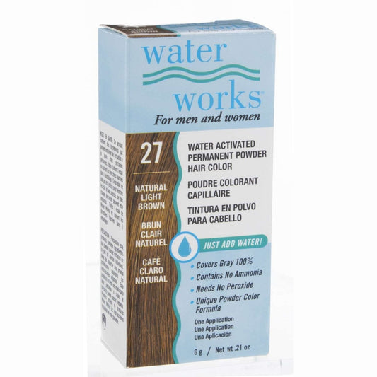 Waterworks Powder Hair Color 27 Natural Light Brown 0.2 Oz