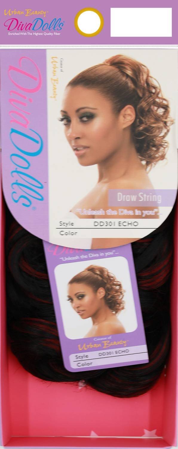 SYNTHETIC DRAW STRING DIVA DOLLS DD301 ECHO COLOR #1B