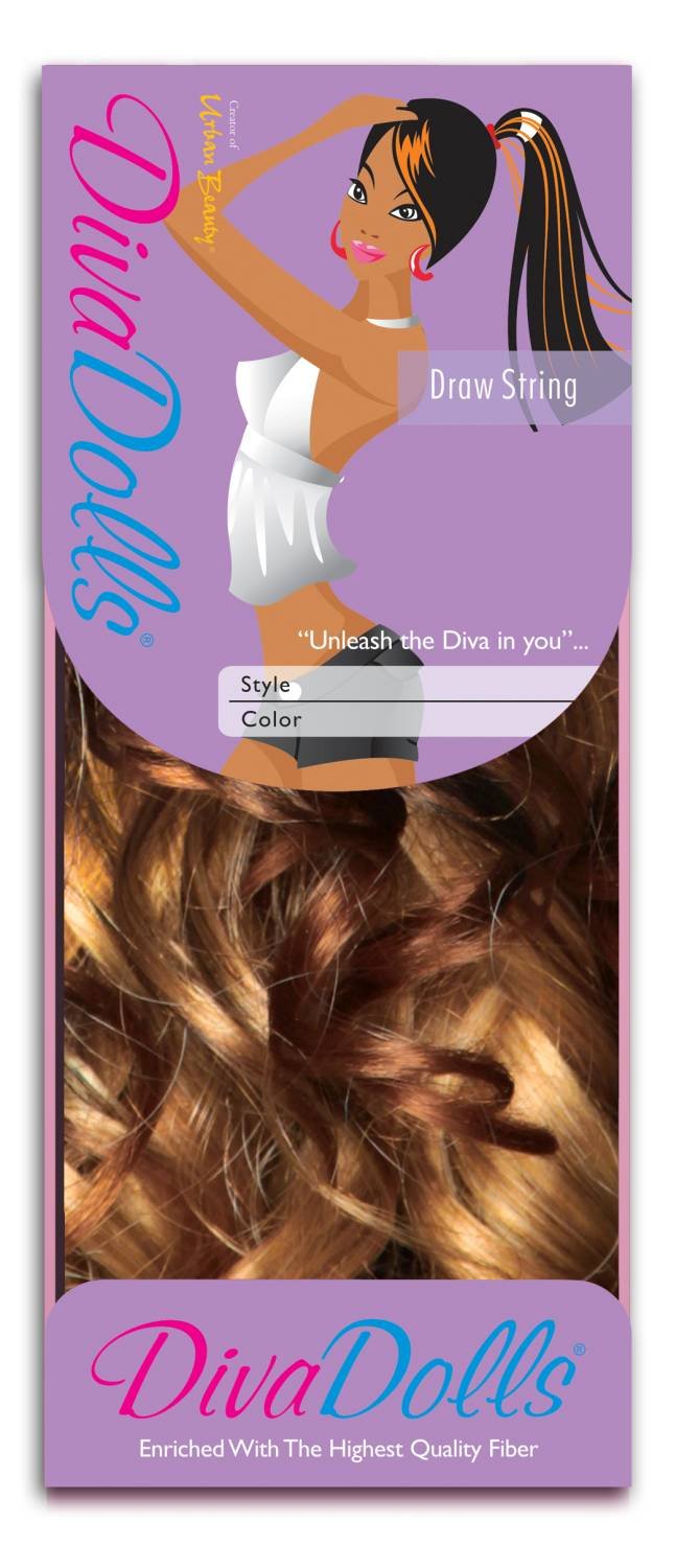 SYNTHETIC DRAW STRING DIVA DOLLS DD339 GOMEZ COLOR #1