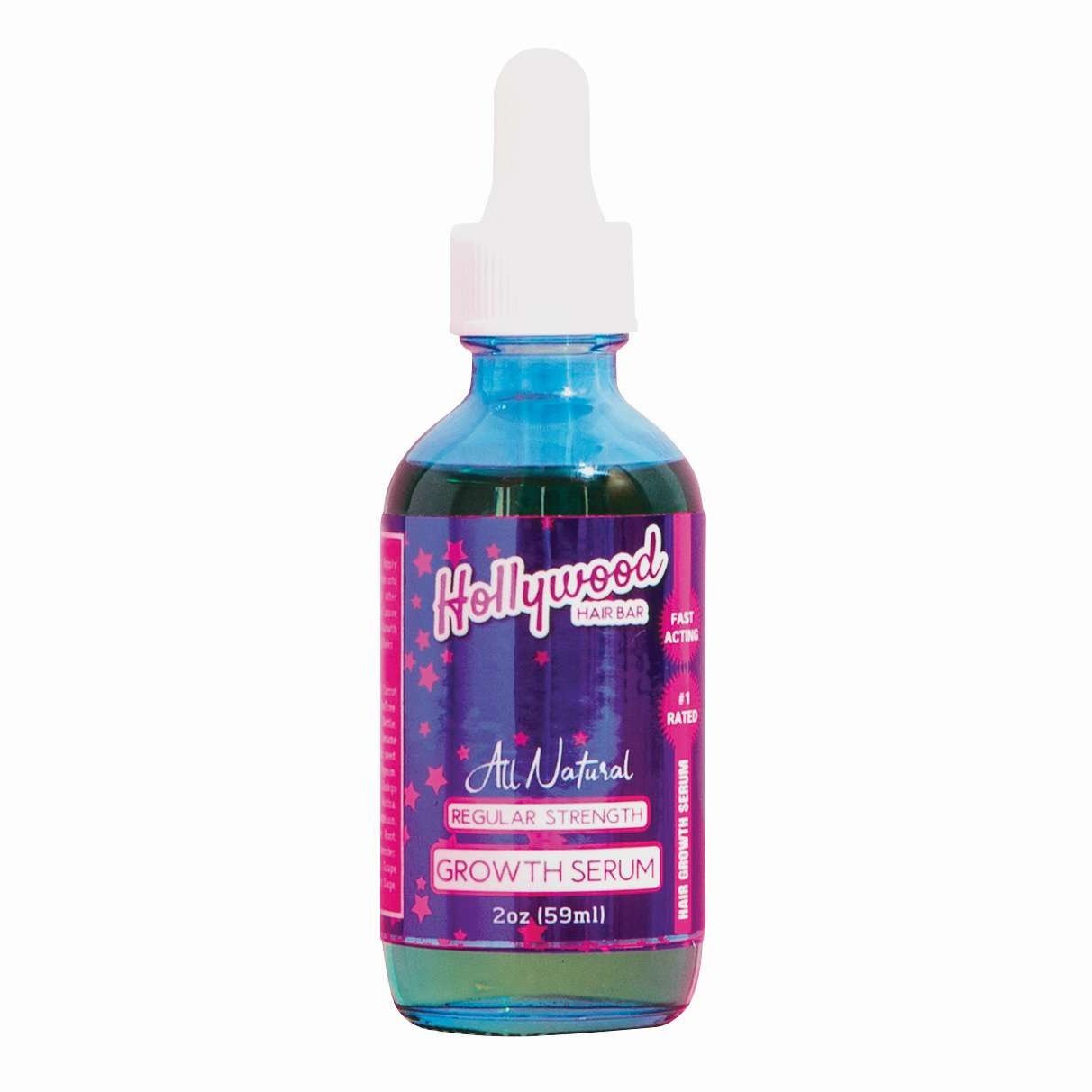 Hollywood Hair Bar Growth Serum Regular Strength 2 Oz