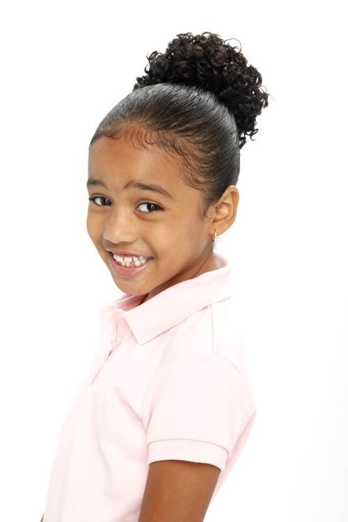 SYNTHETIC PONY TAIL DRAW STRING FOR KIDS JS1159 KIDS DRAW STRING-#1B