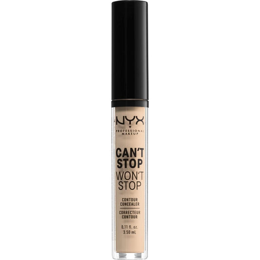NYX  Cant Stop Wont Stop Contour Concealer 6 - Vanilla 0.11 Fl Oz