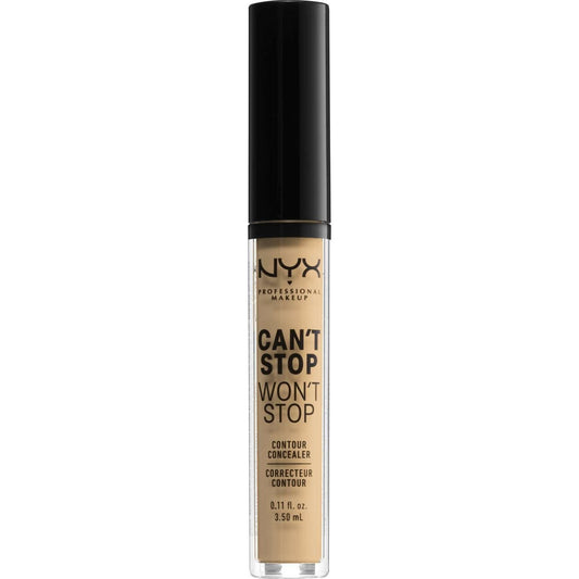 NYX  Cant Stop Wont Stop Contour Concealer 8 - True Beige 0.11 Fl Oz