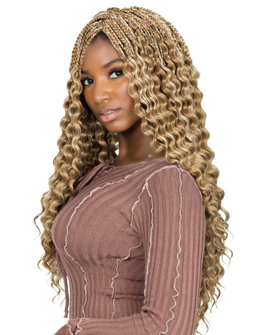 SYNTHETIC GODDESS BOX BRAID DEEP WAVE 22-#1