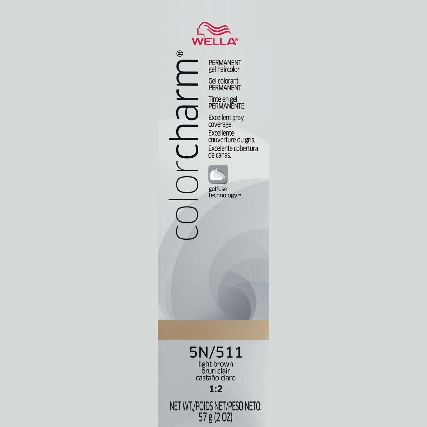 Wella Color Charm Gel 511T  Light Brown 2 Oz