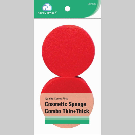 Brittny Cosemtic Sponge Rubber Red 2-Piece Pack