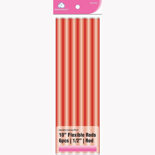 Brittny Rod Flex 10 Red 6Ct - 0.5